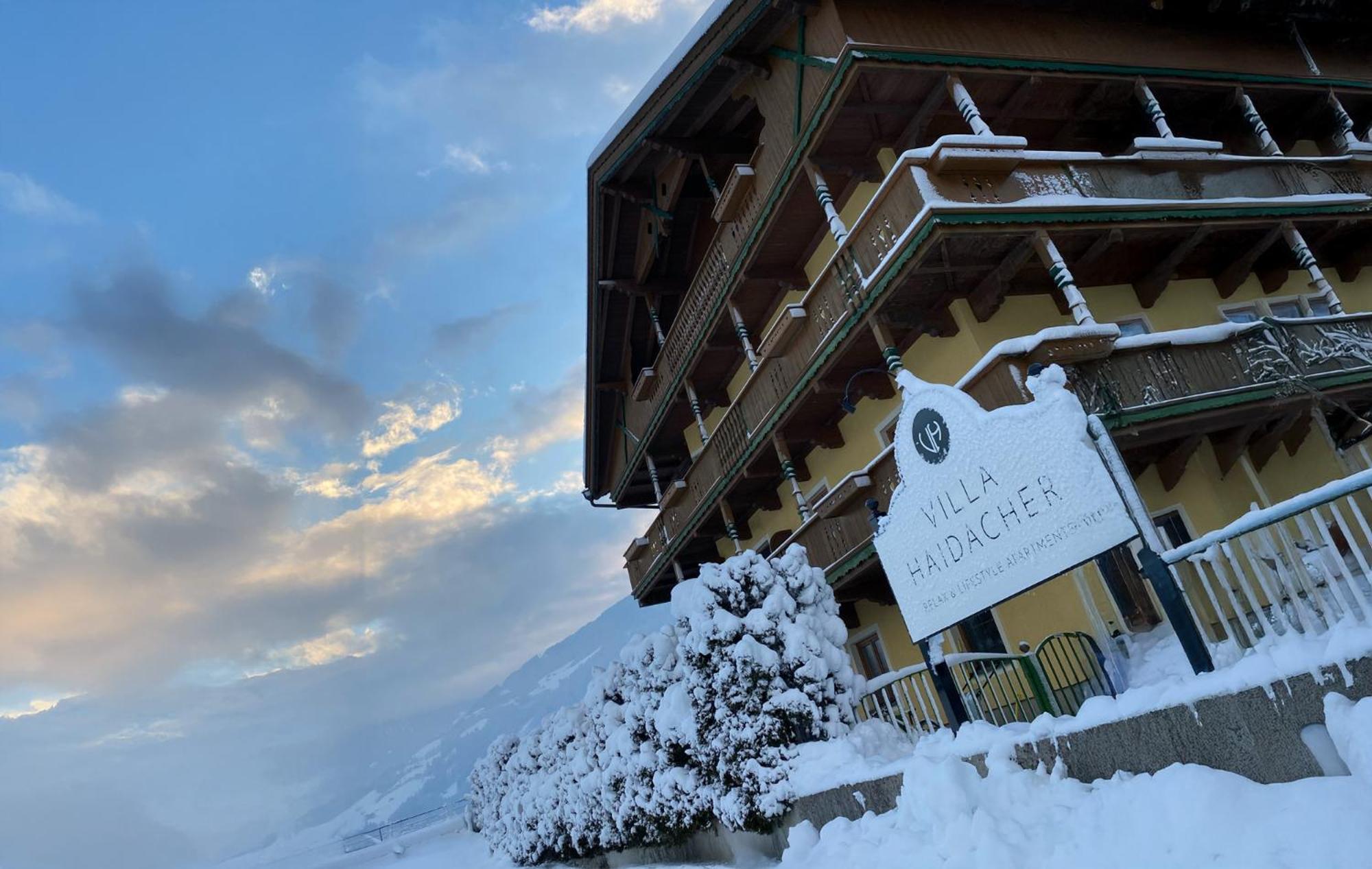 Villa Haidacher Relax & Lifestyle Apartments Zell am Ziller Exteriör bild